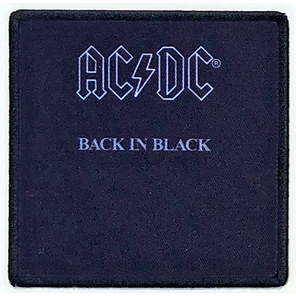 Ac/Dc: Back In Black Standard Patch (Toppa)