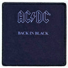 Ac/Dc: Back In Black Standard Patch (Toppa)