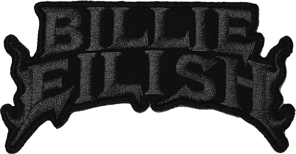Billie Eilish: Flame Black Standard Patch (Toppa)