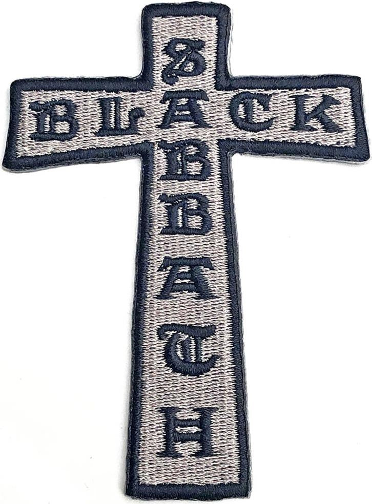 Black Sabbath: Cross Standard Patch (Toppa)