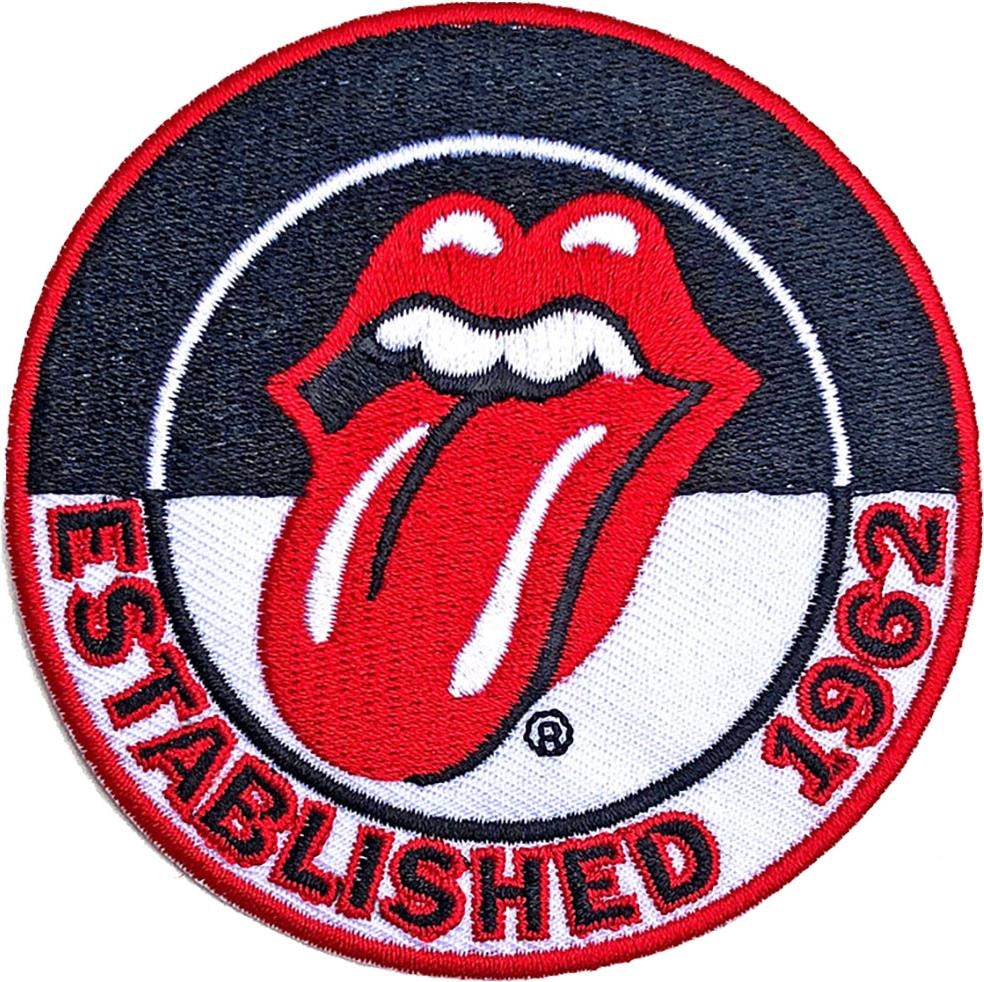 Rolling Stones (The): Est 1962 Version 2. Standard Patch (Toppa)
