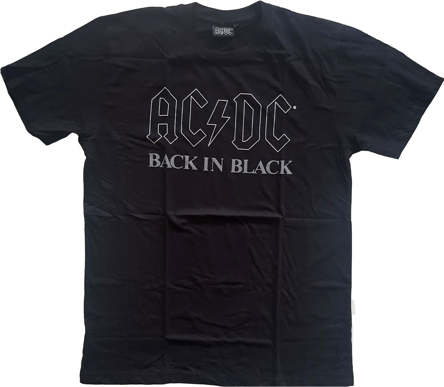 Ac/Dc: Back In Black (T-Shirt Unisex Tg. M)