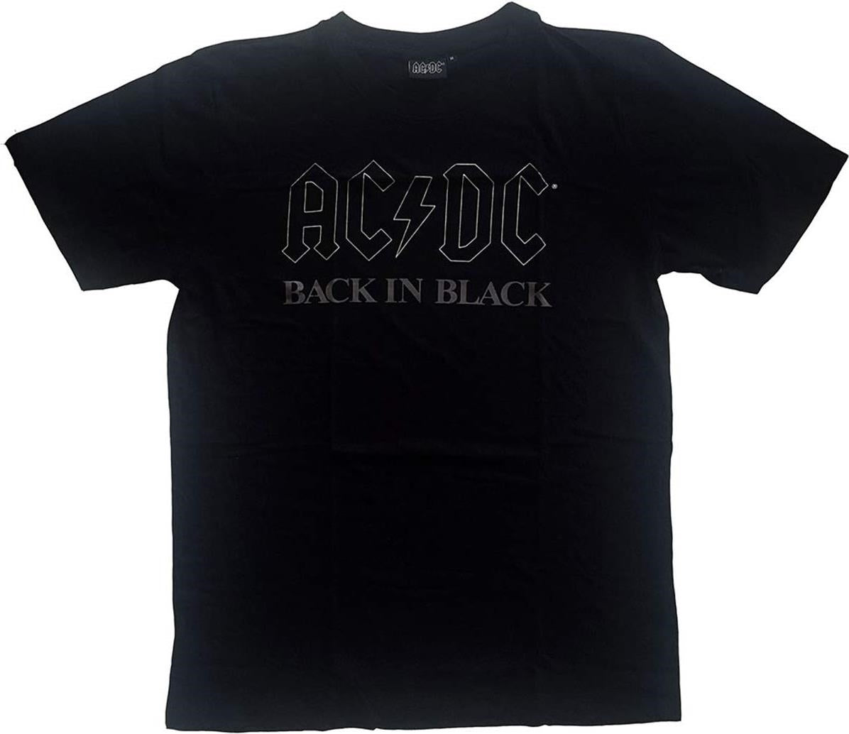 Ac/Dc: Rock Off - Back In Black (T-Shirt Unisex Tg. XL)