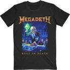 Megadeth: Rock Off - Rust In Peace Tracklist Back Print (T-Shirt Unisex Tg. S)