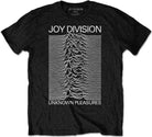 Joy Division: Unknown Pleasures White On Black (T-Shirt Unisex Tg. L)