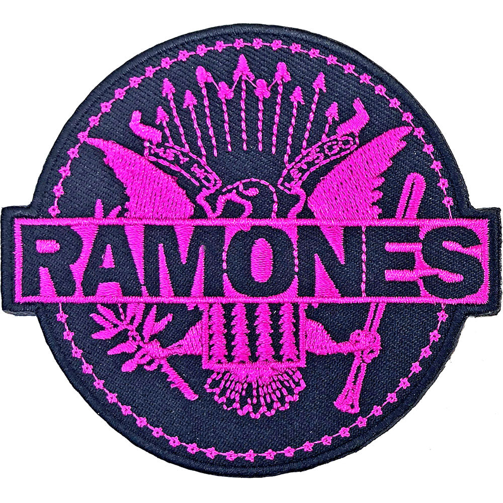 Ramones: Pink Seal Standard Patch (Toppa)