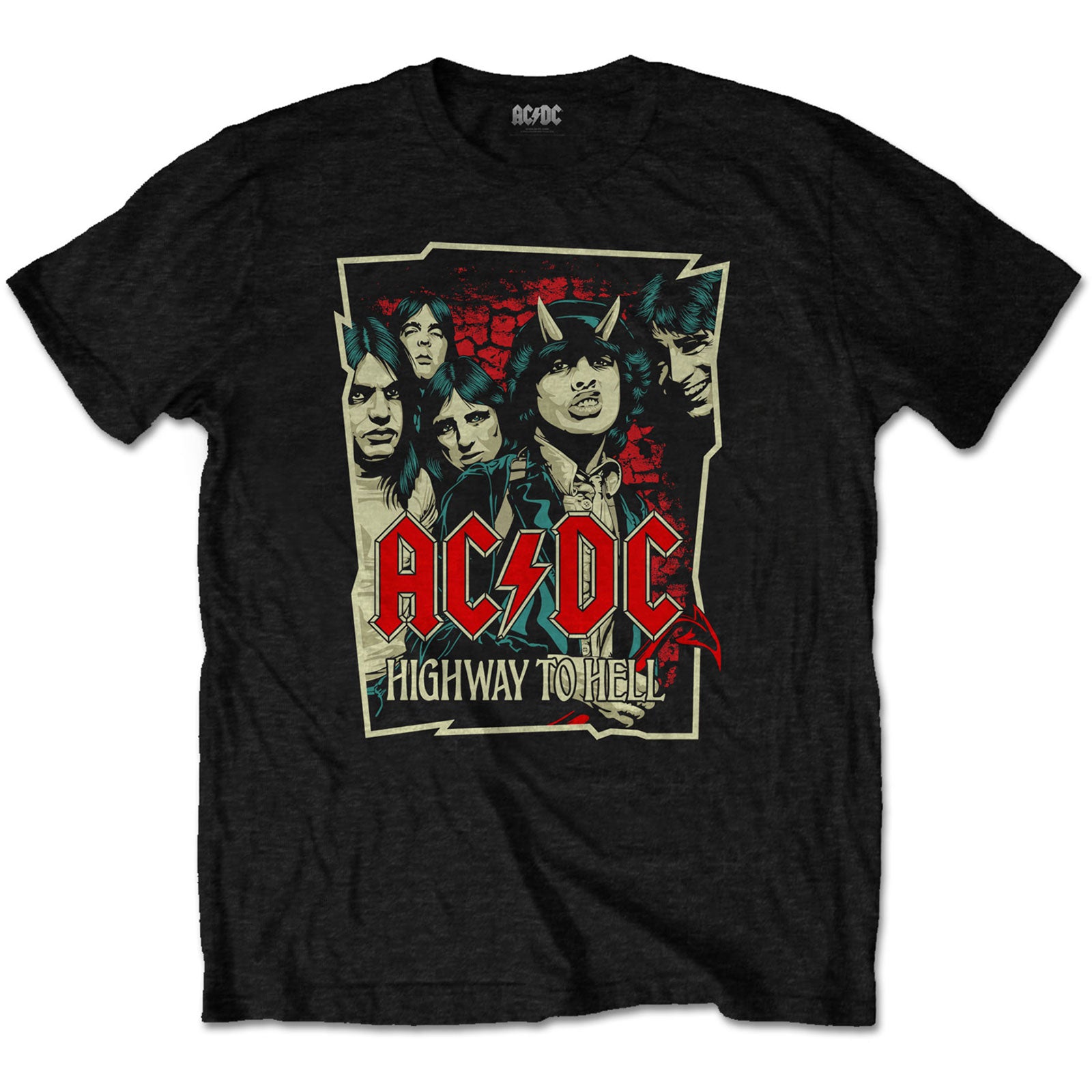 Ac/Dc: Rock Off - Highway To Hell Sketch (T-Shirt Unisex Tg. XL)