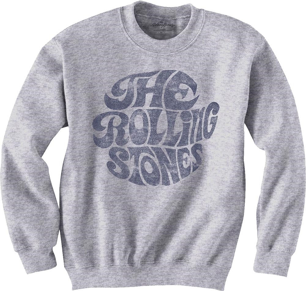 Rolling Stones (The): Vintage 70S Logo (Felpa Unisex Tg. M)