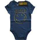 Nirvana: Rock Off - Inverse Happy Face (Body Neonato 0-3 Mesi)