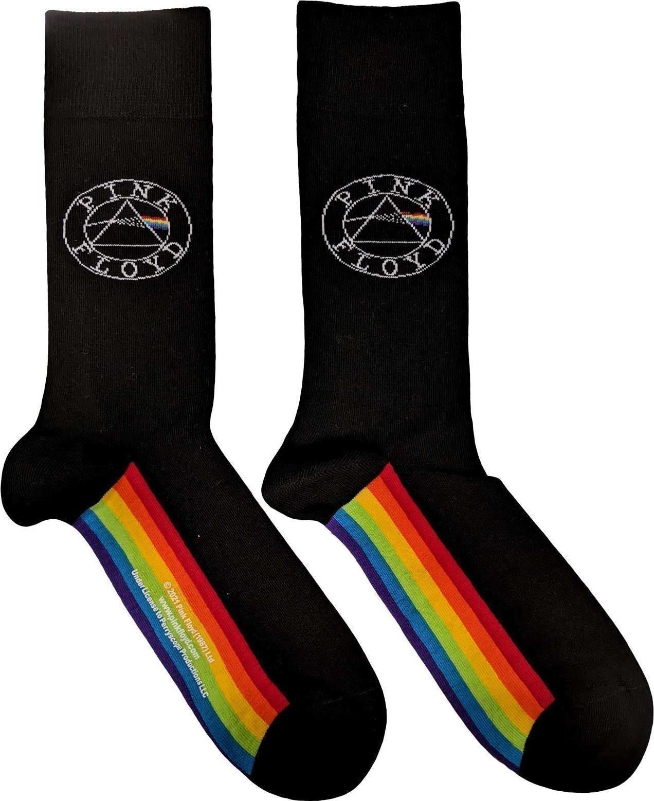 Pink Floyd: Pink Floyd Ankle Socks: Spectrum Sole (Uk Size 7: 11)