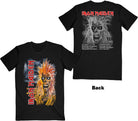 Iron Maiden: Rock Off - First Album Track List V.3. Back Print (T-Shirt Unisex Tg. S)