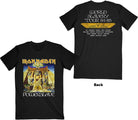 Iron Maiden: Rock Off - Powerslave World Slavery Tour Back Print (T-Shirt Unisex Tg. M)