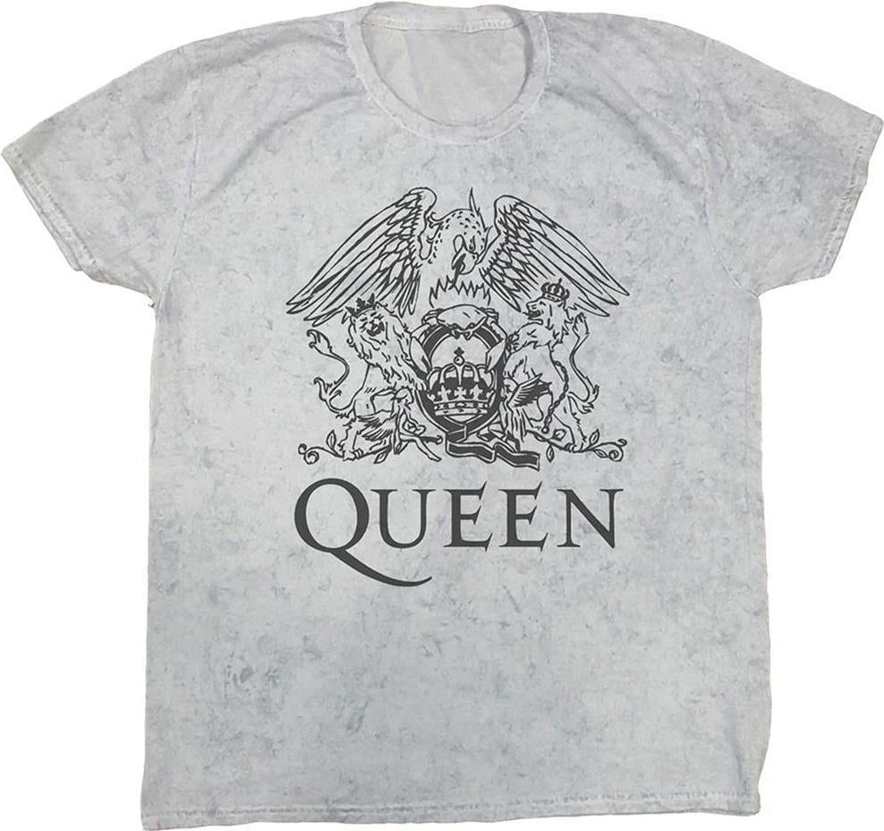Queen: Crest (Wash Collection) (T-Shirt Unisex Tg. XL)