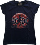 Ac/Dc: Rock Off - Hard As Rock (T-Shirt Donna Tg. M)
