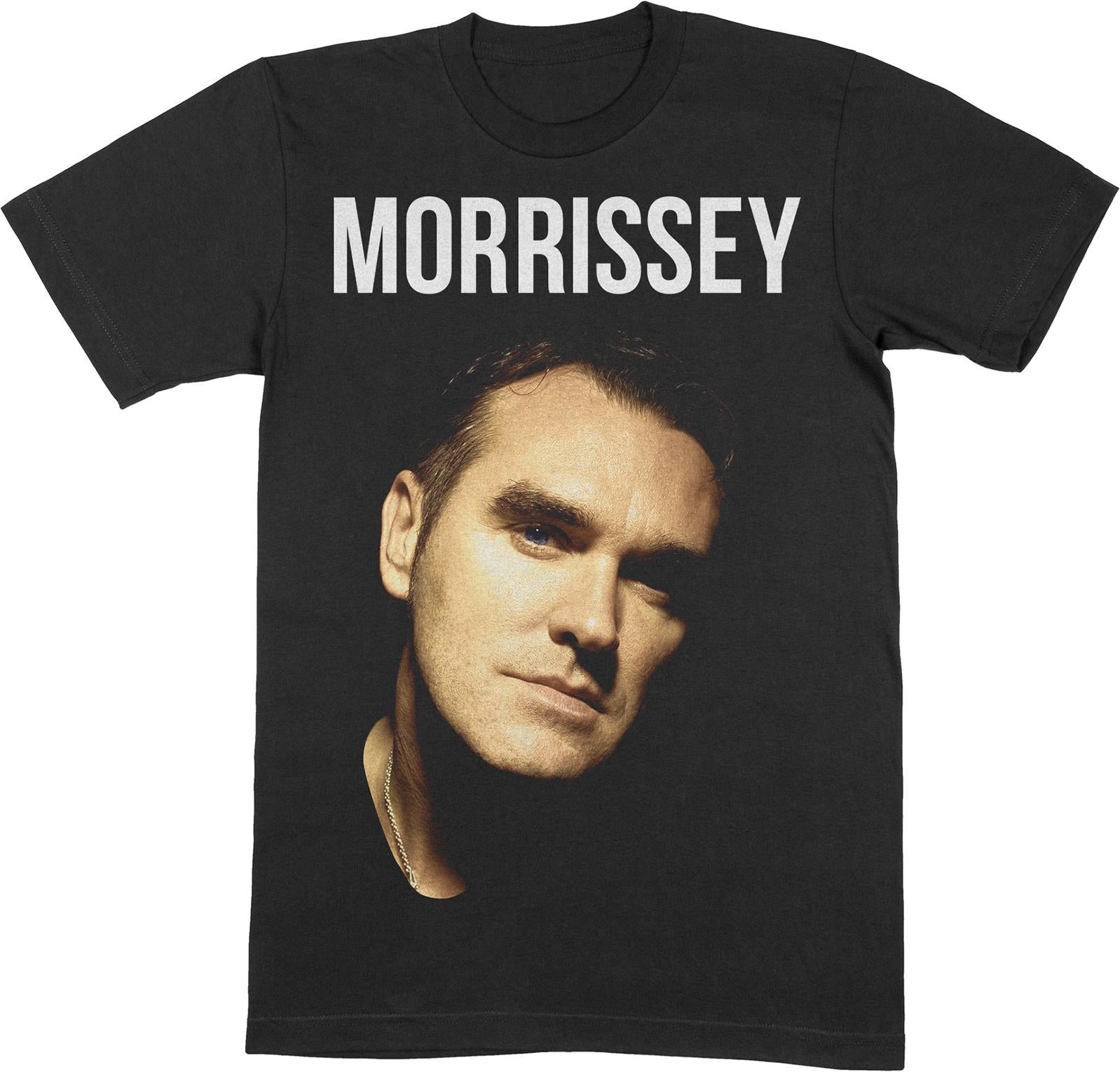 Morrissey: Rock Off - Face Photo (T-Shirt Unisex Tg. M)