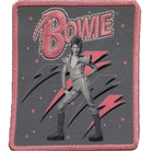 David Bowie: Pink Flash Woven Logo Standard Patch (Toppa)