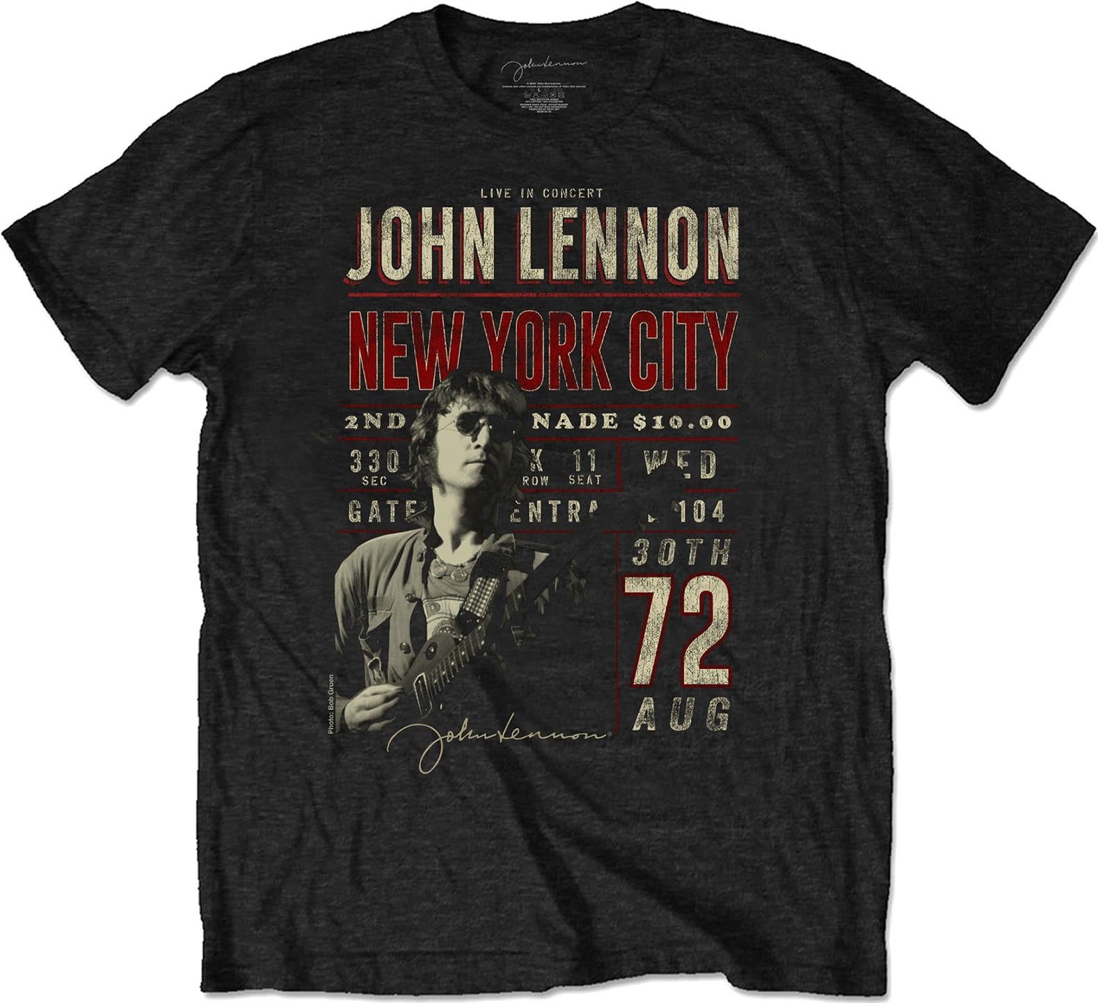 John Lennon: Nyc 72 (T-Shirt Unisex Tg. L)
