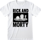 Rick And Morty: Black And White (T-Shirt Unisex Tg. S)