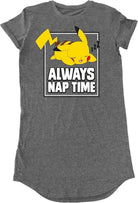 Pokemon: Always Nap Time (T-Shirt Dress Donna Tg. M)