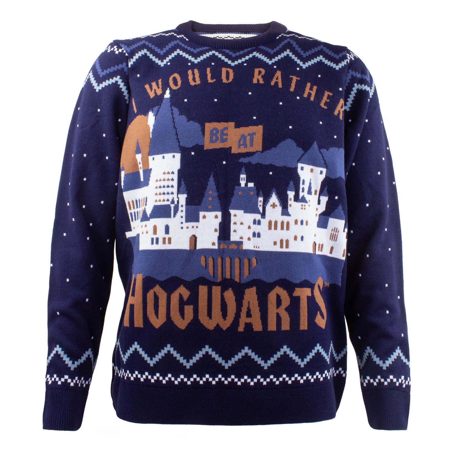 Harry Potter: Rather Be At Hogwarts Knitted (Maglione Unisex Tg. M)