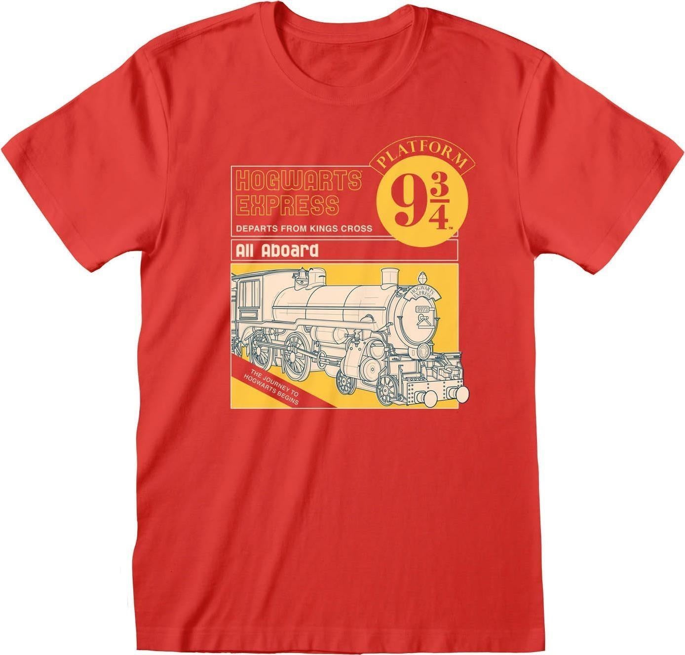 Harry Potter: Hogwarts Express Manual Cover (T-Shirt Unisex Tg. M)