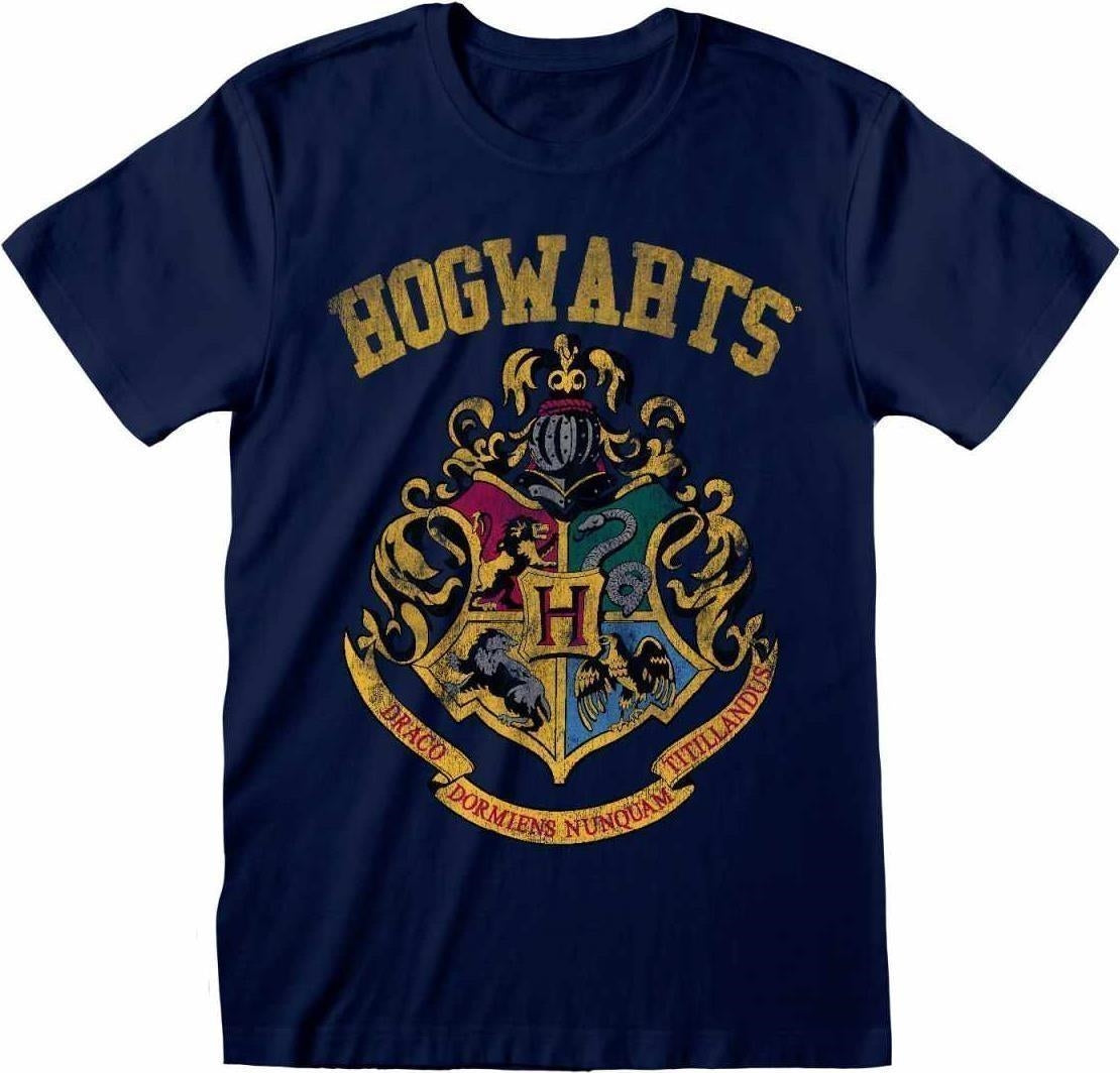 Harry Potter: Hogwarts Faded Crest (T-Shirt Unisex Tg. XL)