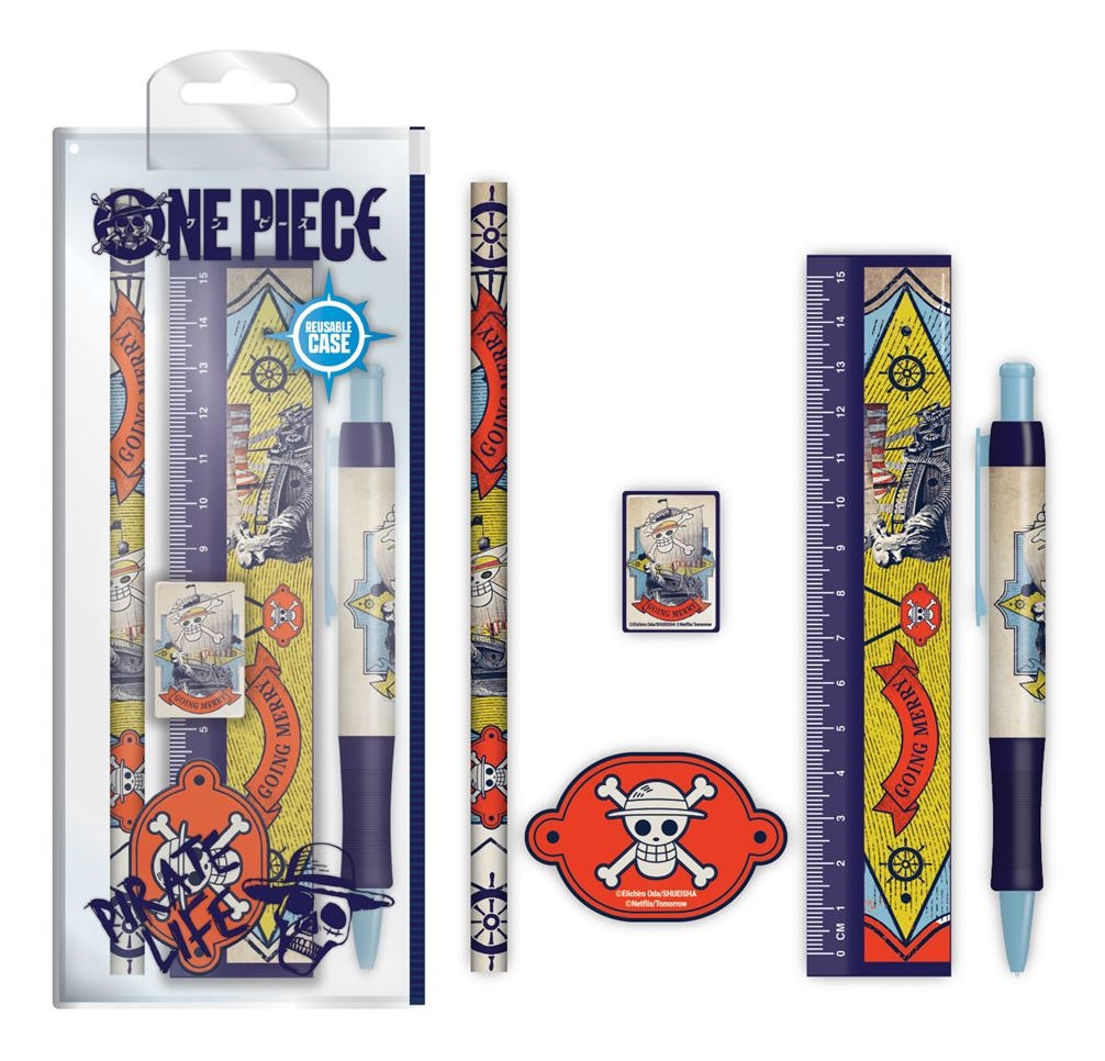 One Piece: Pyramid - Live Action - Going Merry (Stationery Set / Set Cancelleria)