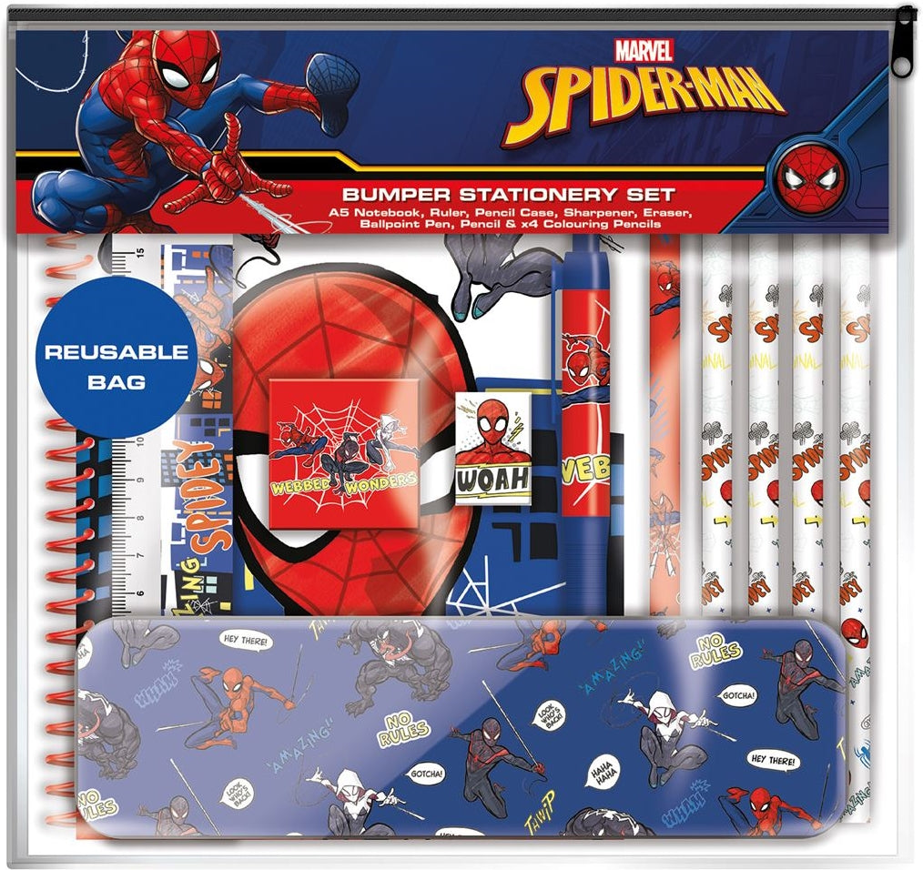 Pyramid: Spiderman Bumper Stationery Set