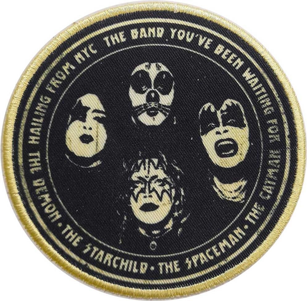 Kiss: Hailing From Nyc Standard Patch (Toppa)
