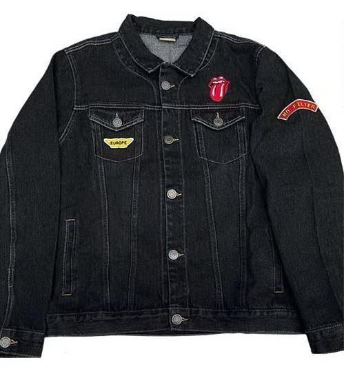 Rolling Stones (The): Unisex Denim Jacket: Sympathy (Back & Sleeve Print) (Giacca Unisex Tg. S)