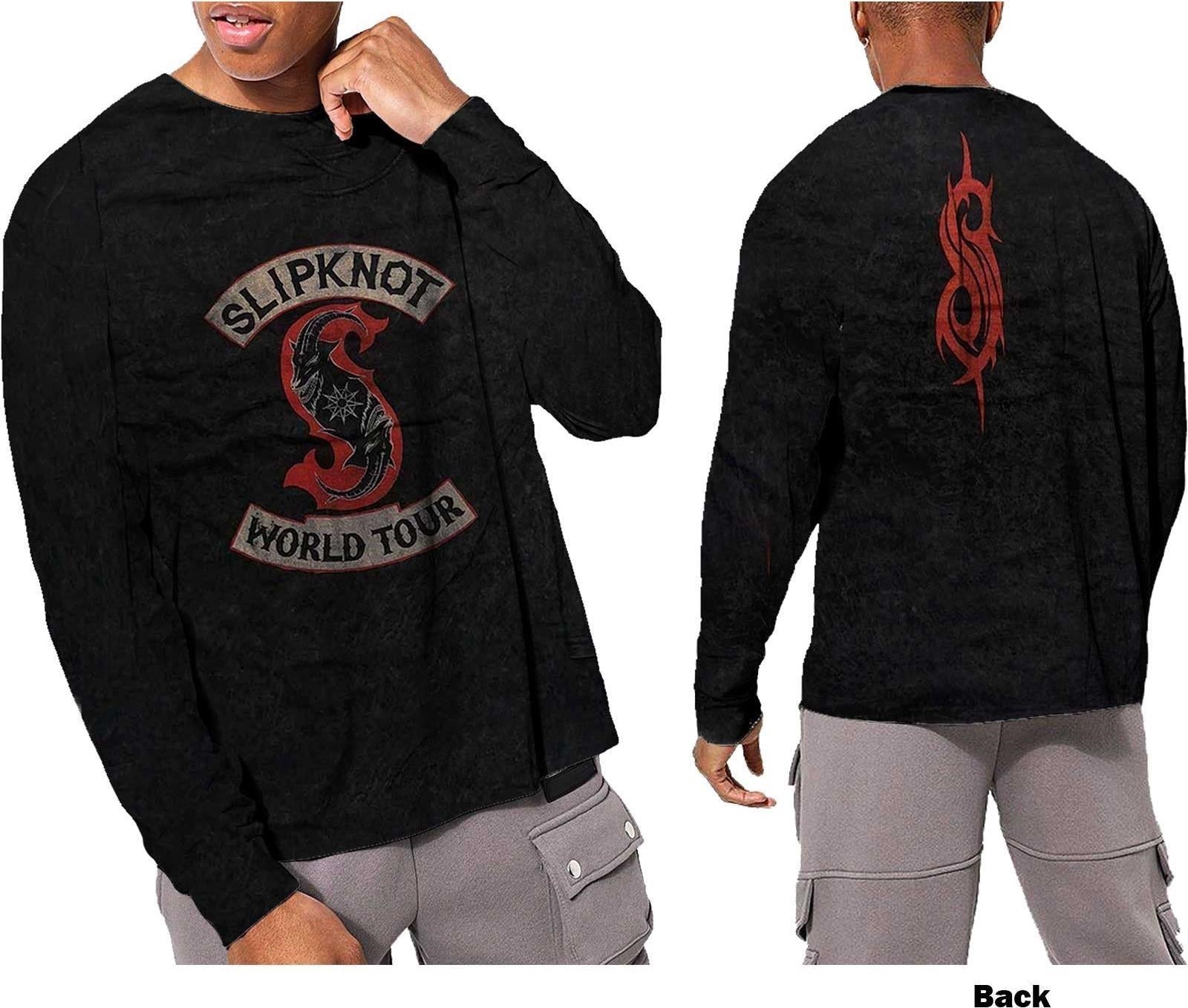 Slipknot: Patched Up (Back Print & Wash Collection) (Maglia Manica Lunga Unisex Tg. XL)