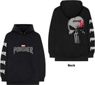 Marvel: Punisher Stamp (Back & Sleeve Print) (Felpa Con Cappuccio Unisex Tg. M)