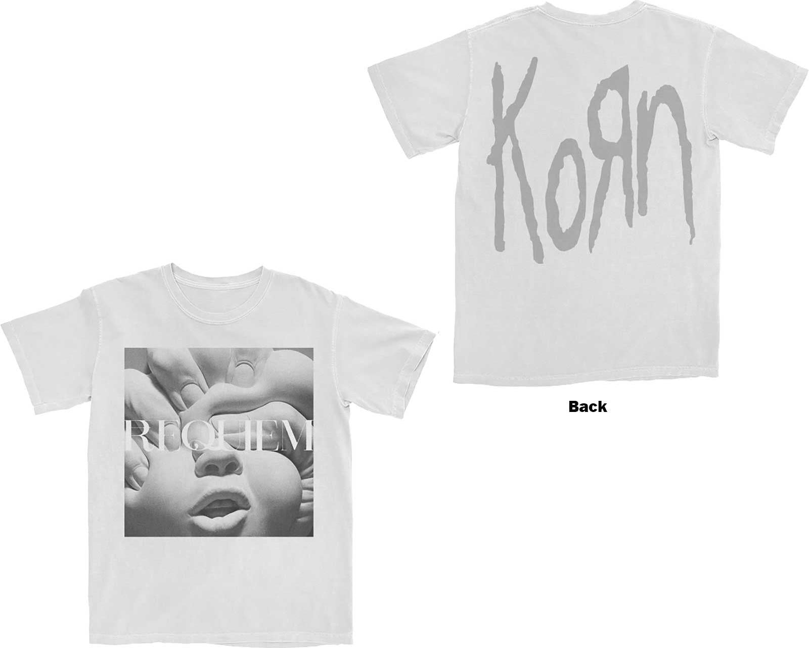 Korn: Requiem Album Cover (Back Print) (T-Shirt Unisex Tg. S)