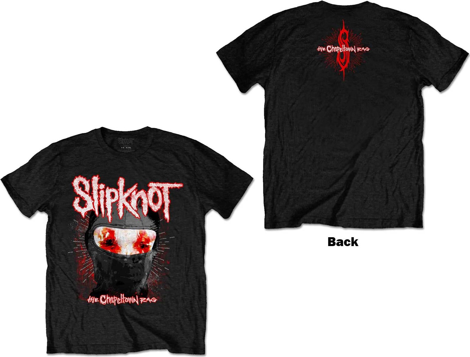Slipknot: Chapeltown Rag Mask (Back Print) (T-Shirt Unisex Tg. M)