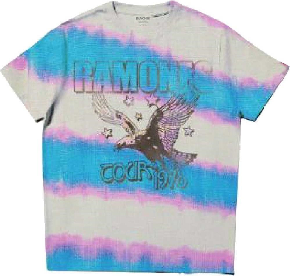 Ramones: Eagle (Wash Collection) (T-Shirt Unisex Tg. L)