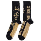 Biggie Smalls: Gold Crown Unisex Ankle Socks (Calzini Uk Size 7 - 11)