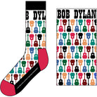 Bob Dylan: Guitar Pattern 2 Unisex Ankle Socks (Calzini Uk Size 7 - 11)