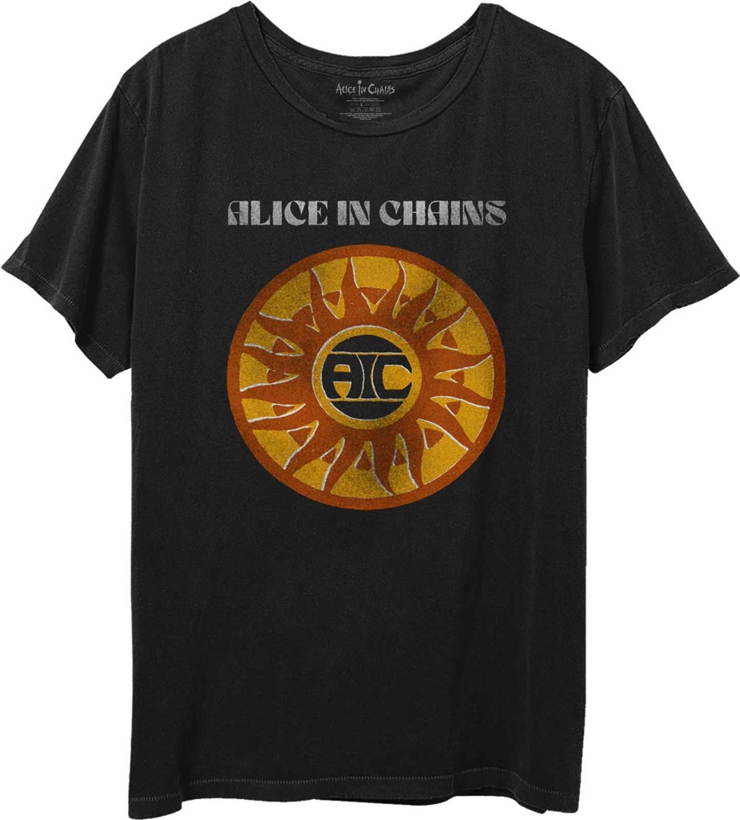 Alice In Chains: Rock Off - Alice In Chains Circle Sun Vintage (T-Shirt Unisex Tg. M)