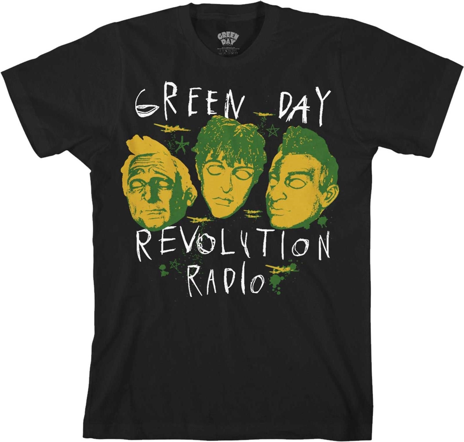 Green Day: Rock Off - Scribble Mask (T-Shirt Unisex Tg. L)