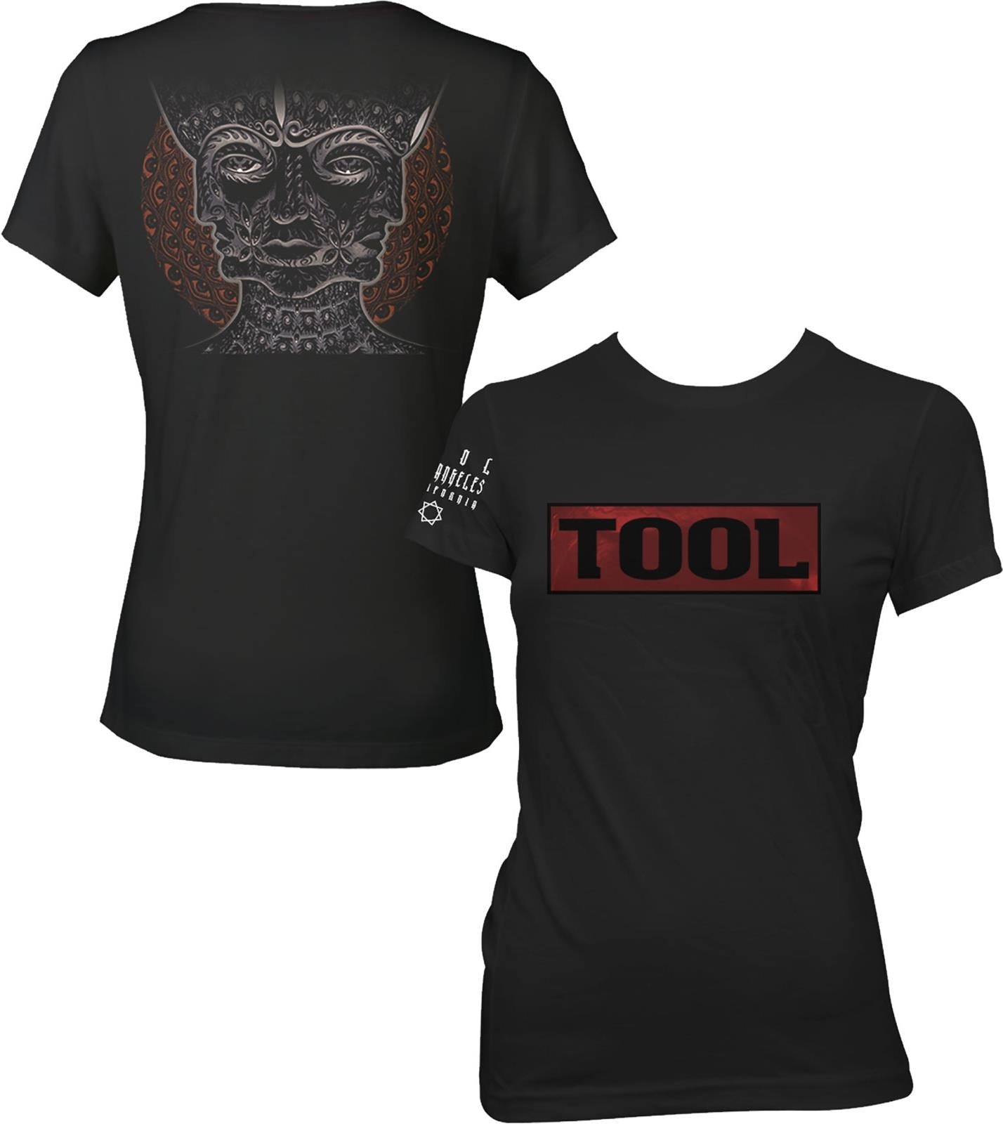 Tool: Rock Off - Shaded Box Back Print (T-Shirt Donna Tg. XS)
