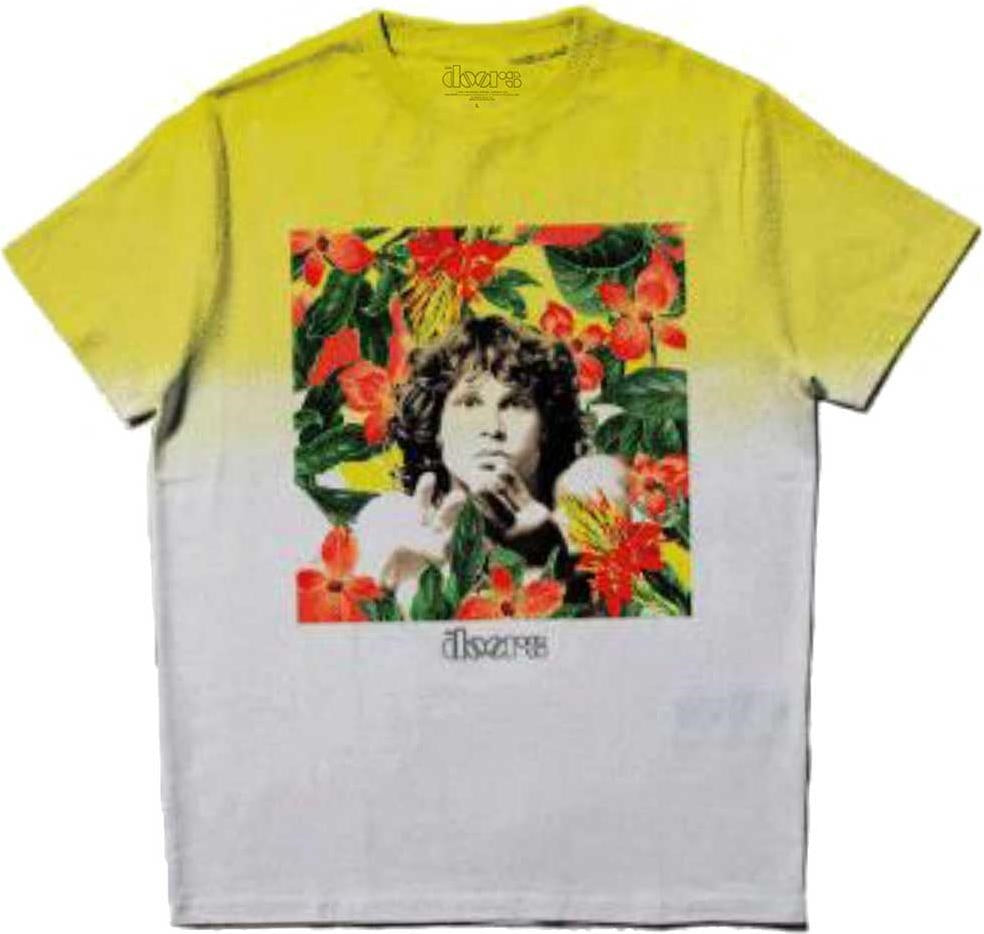 Doors (The): Rock Off - Floral Square Wash Collection (T-Shirt Unisex Tg. XL)