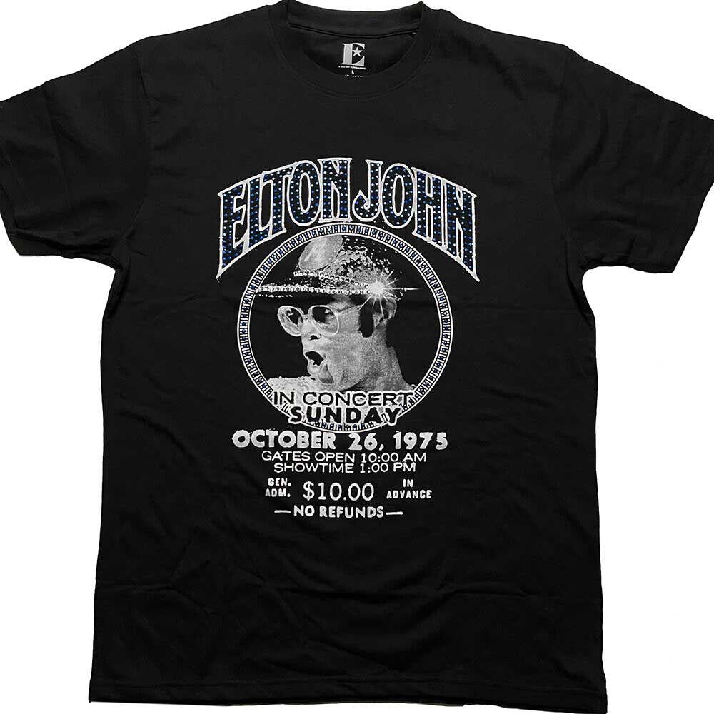 Elton John: In Concert (Diamante) (T-Shirt Unisex Tg. L)