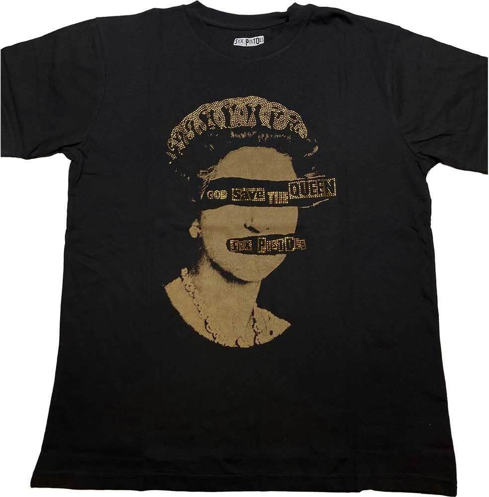 Sex Pistols: God Save The Queen (Diamante) (T-Shirt Unisex Tg. M)