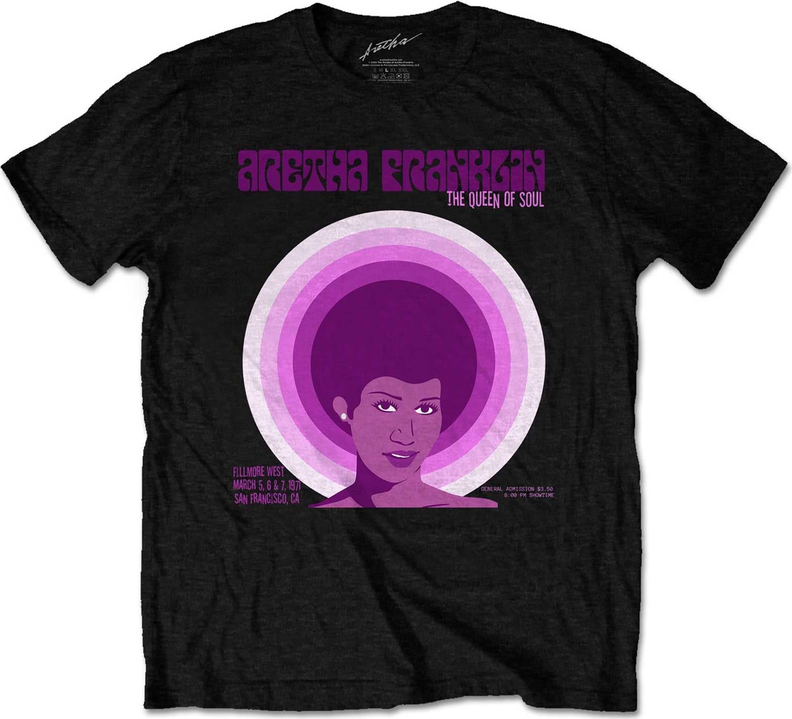 Aretha Franklin: Rock Off - Fillmore West '71 (T-Shirt Unisex Tg. XL)