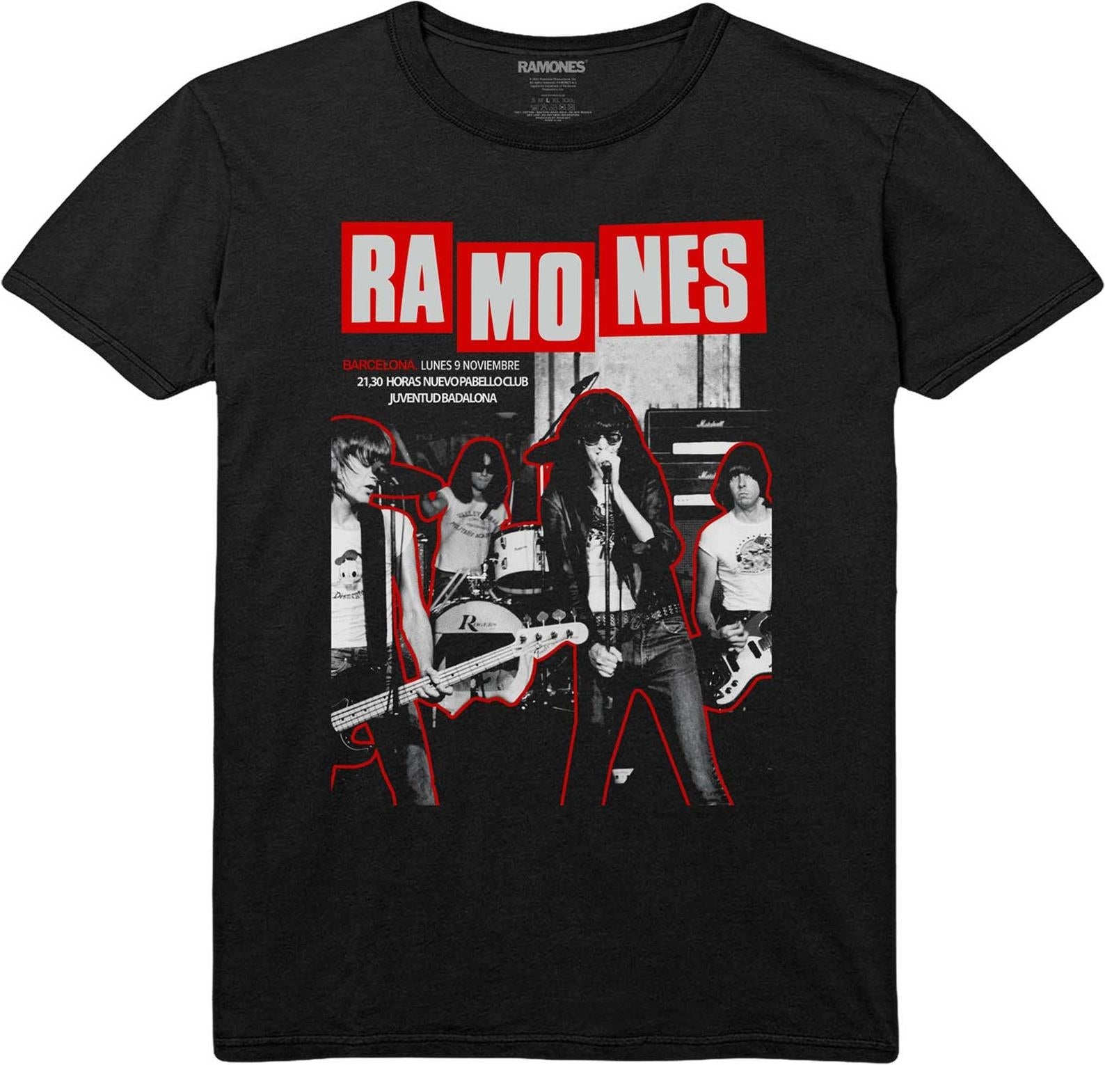 Ramones: Barcelona (T-Shirt Unisex Tg. 2XL)
