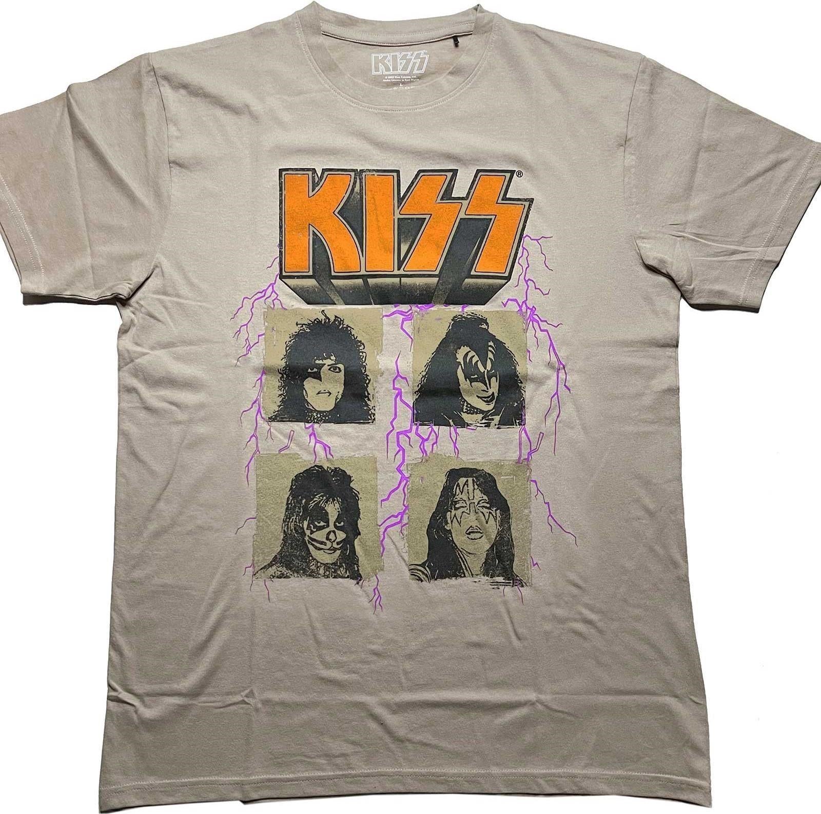 Kiss: Lightning Photo (T-Shirt Unisex Tg. L)