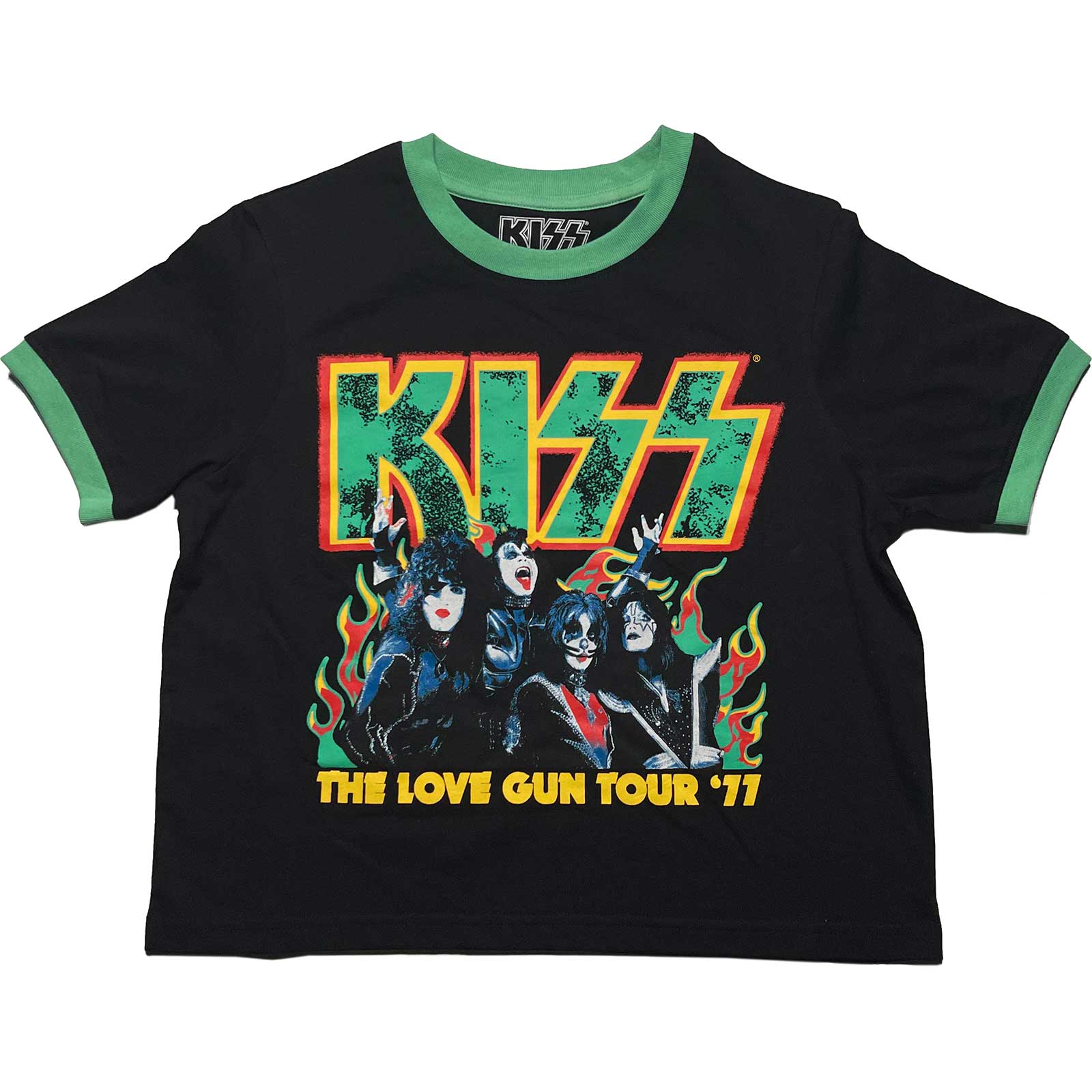 Kiss: St Paddys Ringer Crop (Top Donna Tg. S)