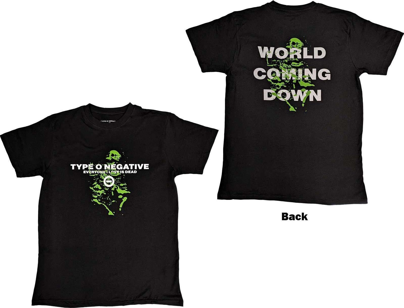 Type O Negative: Rock Off - Everyone I Love Is Dead Black Back Print (T-Shirt Unisex Tg. XL)