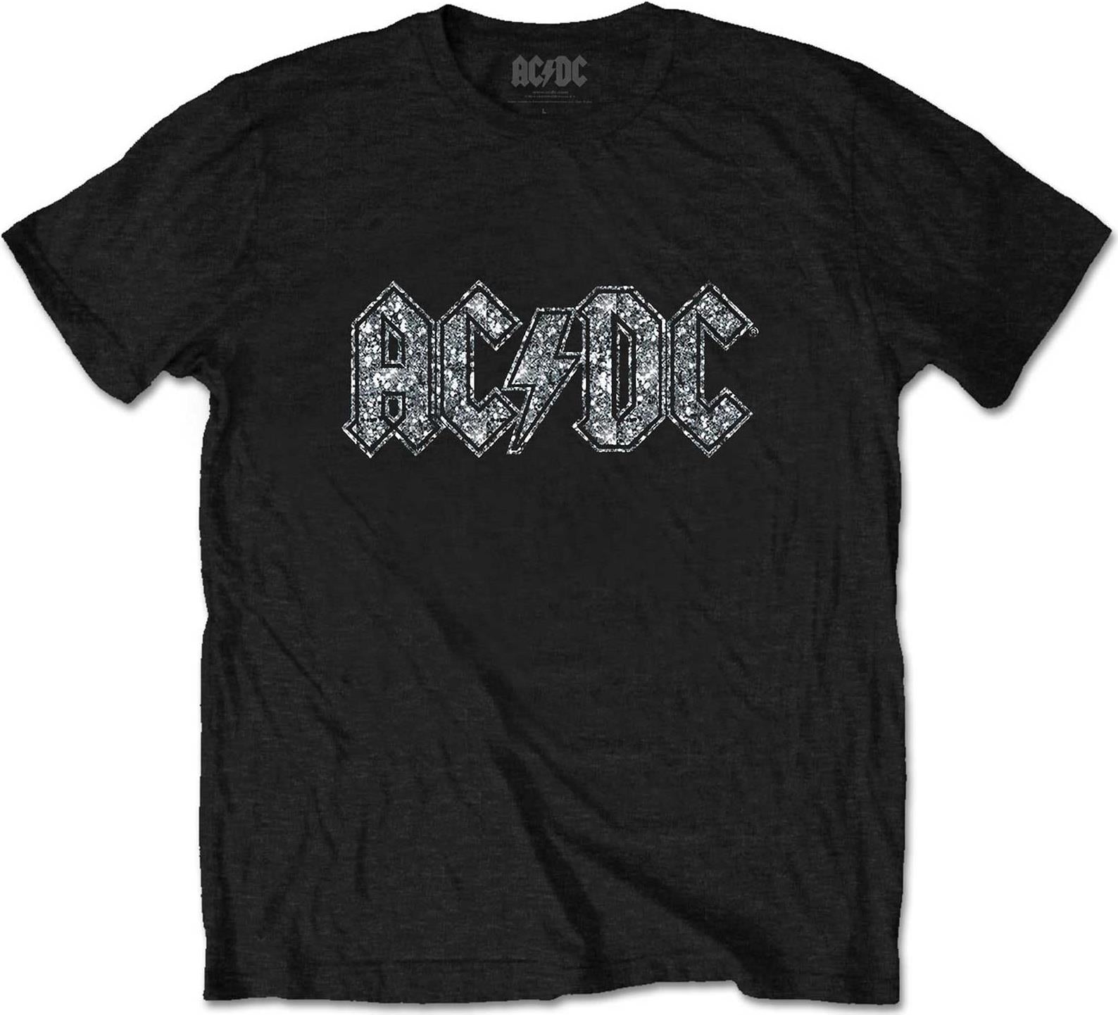 Ac/Dc: Rock Off - Logo Diamante Black (T-Shirt Bambino Tg. 1-2 Anni)