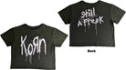Korn: Rock Off - Still A Freak Back Print Green (Crop Top Donna Tg. M)